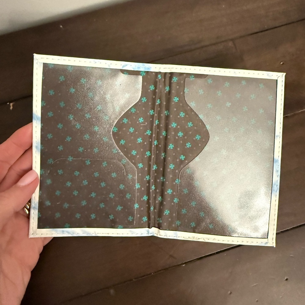 Target Blue and White Passport Holder - Picture 2 of 3